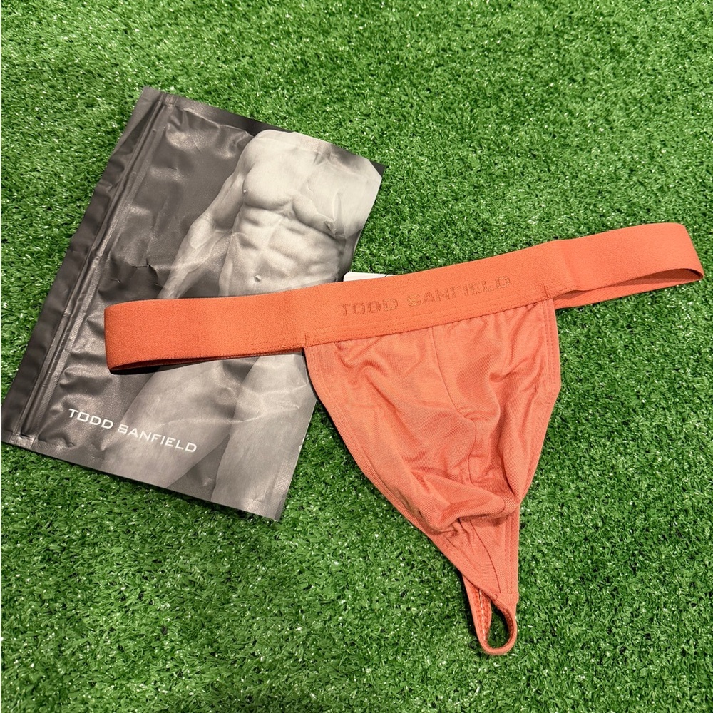 🩲 NEW! TODD SANFIELD MEDIUM TERRACOTTA THONG